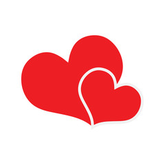 heart vector icon. heart design. colored collection. heart concept. Logo element illustration.