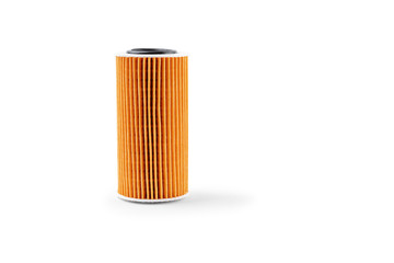 Oil Filter Car on white background