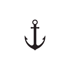 Anchor icon Logo Template vector