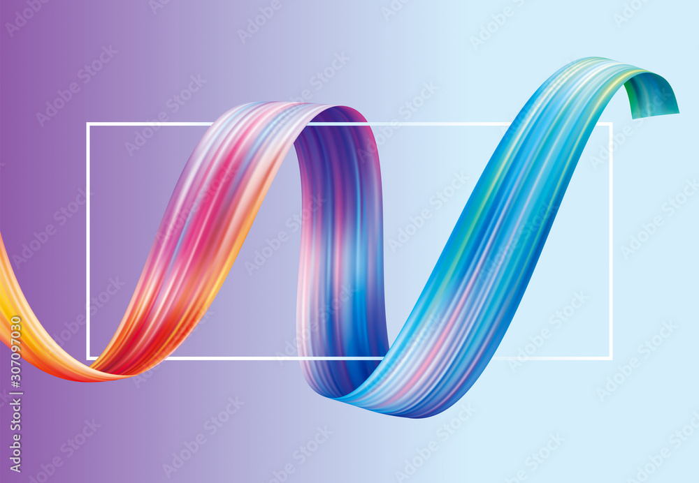 Poster colorful stripes curl pattern, digital technology screen wallpaper abstract background.