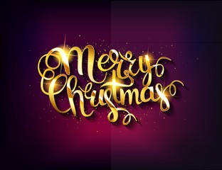 Merry Christmas text.