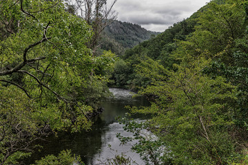 Fototapeta na wymiar Eume river in the Fragas do Eume park
