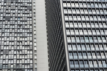 Skyscraper building windows