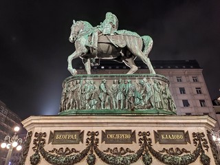 Belgrade Serbia monument in city centre