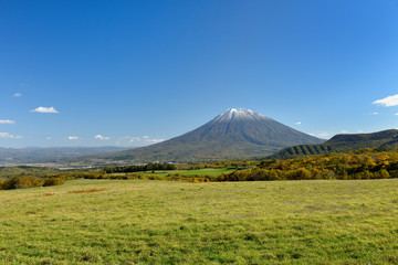Fototapeta premium 秋の羊蹄山