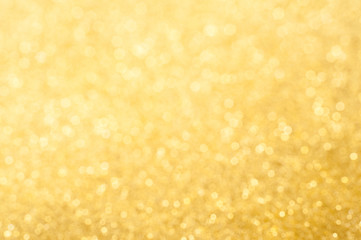 Abstract gold glitter sparkle blurred background