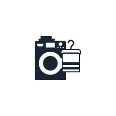 Laundry service creative icon. filled illustration. From Services icons collection. Isolated Laundry service sign on white background