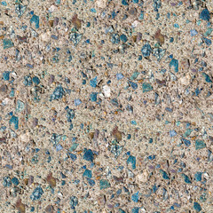 Seamless gravel pattern. The stones. Asphalt. Concrete. Road surface.