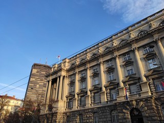 Serbia Belgrade city center houses