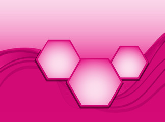 Background design with pink abstract patterns
