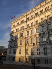 Serbia Belgrade city center houses