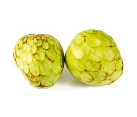 annona fruit isolated on white background