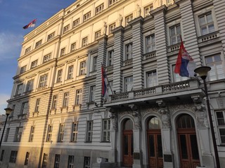 Serbia Belgrade city center houses