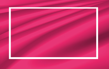 Frame template design with pink background