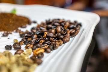 Roasted coffee beans, Ethiopia
