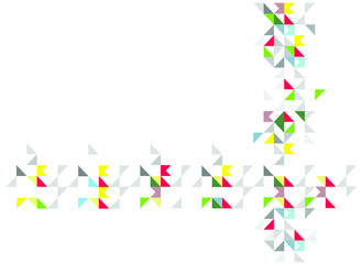abstract geometric colored background with triangles, vector illustration
