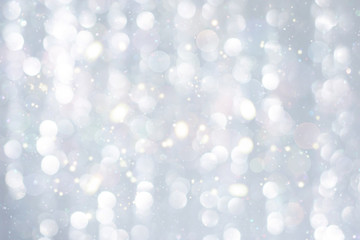 abstract colorful defocused background woth festive light bokeh