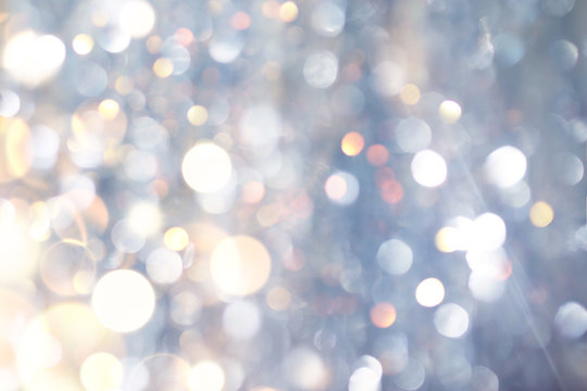 abstract colorful defocused background woth festive light bokeh