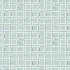 Squares - seamless pattern. Hand-drawn light gray squares of irregular shape. For embossed texture or background of fabrics, paper, computer games, applications, etc.
