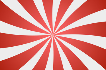 Red sunshine colorful vector background. Abstract sunburst design wallpaper for template banner business social media advertising. cartoon backdrop. sweet candy pop. line swist