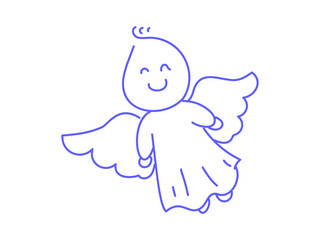 青いラインの天使