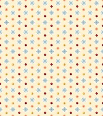 New Year seamless background pattern