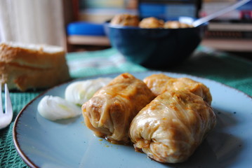 Traditional meal in Serbia - Sarma 