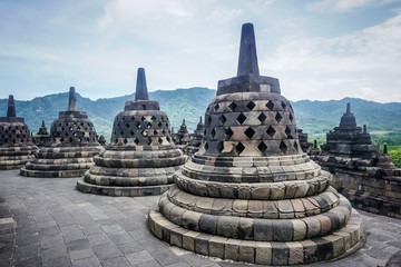 Borobudur Temple - the largest Buddhist temple in the world