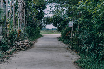 Central Vietnam back roads and homes and roads