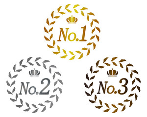 王冠　数字　月桂樹　ランキング　セット