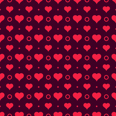 Hearts color illustration. Abstract love wallpaper.