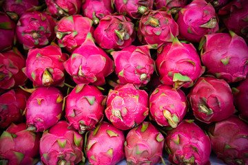 Dragon fruit background.