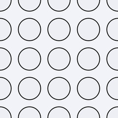 Seamless vector texture with rings. Geometric pattern