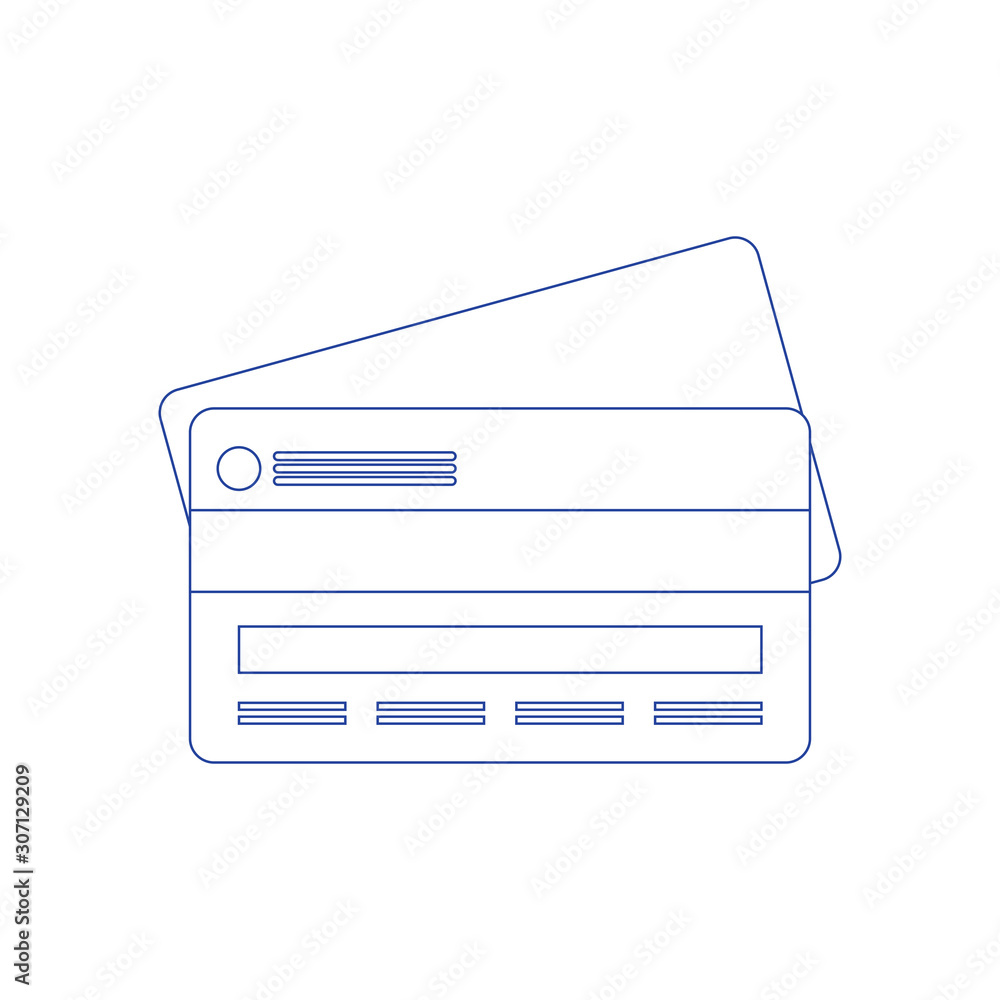 Poster Flat design concept payment. Payment method and option. Concept of line icon