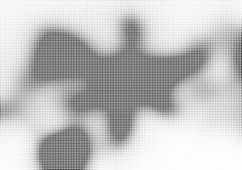 Abstract halftone dotted background. Futuristic grunge pattern, dot and circles.  Vector modern optical pop art texture for posters, sites, business cards, cover, postcards, labels, stickers layout.