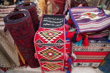 Colorful goods at an Arabic bazar