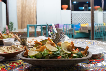 Middle eastern or arab food.