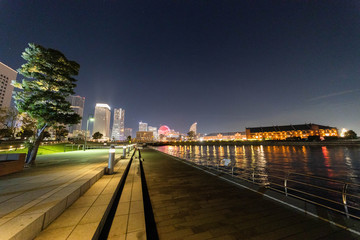 横浜　みなとみらい　夜景