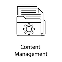  Content Management Vector 