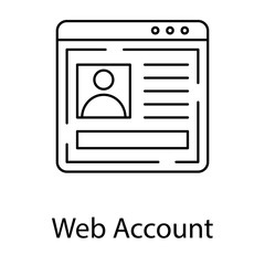  Web User Account 