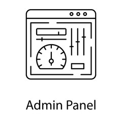  Admin Panel Vector 
