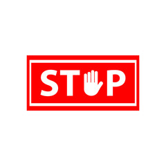 vector stop sign icon. No sign. red warning isolated. Not Allowed icon. flat illustration of Not Allowed vector icon for web