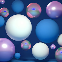 Elegant minimalism geometry background. 3d illustration, 3d rendering.