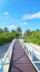 Fototapeta premium Panorámica de playas y complejos para turistas en Cayo Santa María, República de Cuba