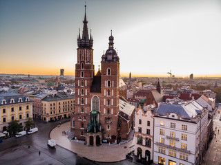 Obraz premium Europe aerial footage