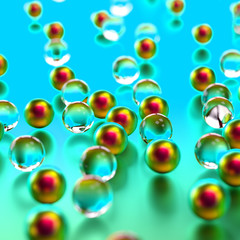 Elegant minimal background. 3d illustration, 3d rendering.