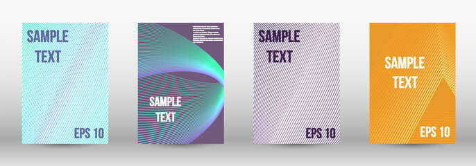 Geometric template with lines 