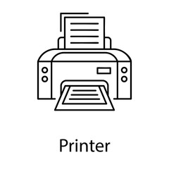  Printing Machine Vector 