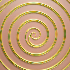 Naklejka premium Elegant minimal background. 3d illustration, 3d rendering.