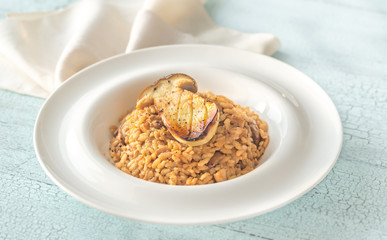 Risotto with porcini mushrooms